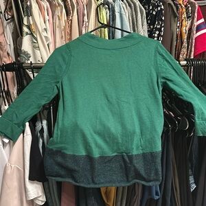 Anthropologie Kelly Green 3/4 Sleeve